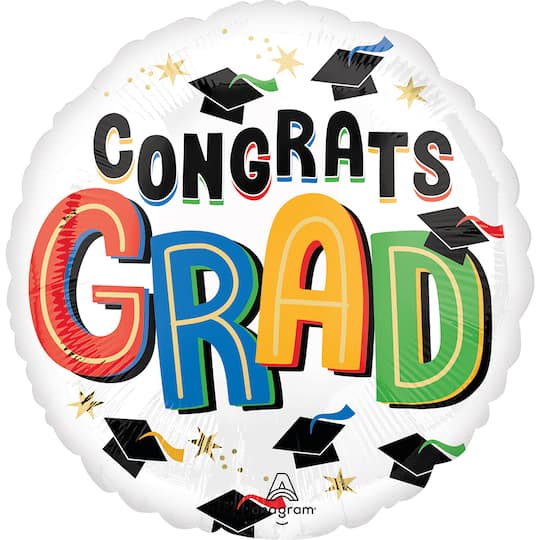 17" Bright Future Grad Foil Balloon